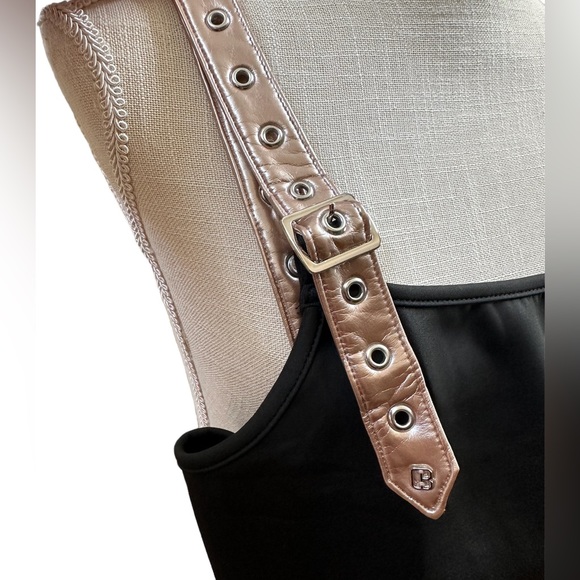 Dream Bandit sz MD  black tank top bodysuit adjustable straps like new - Picture 2 of 5